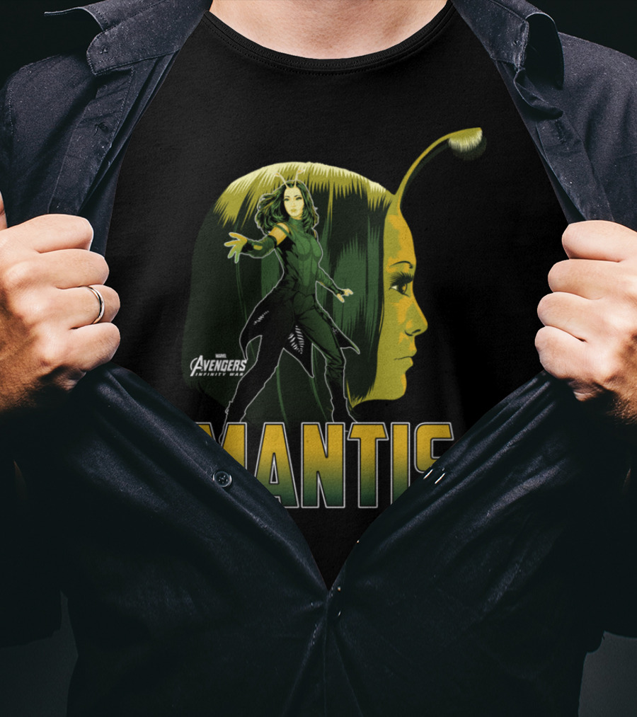 Avengers Infinity War Marvel Mantis Profile T-Shirt