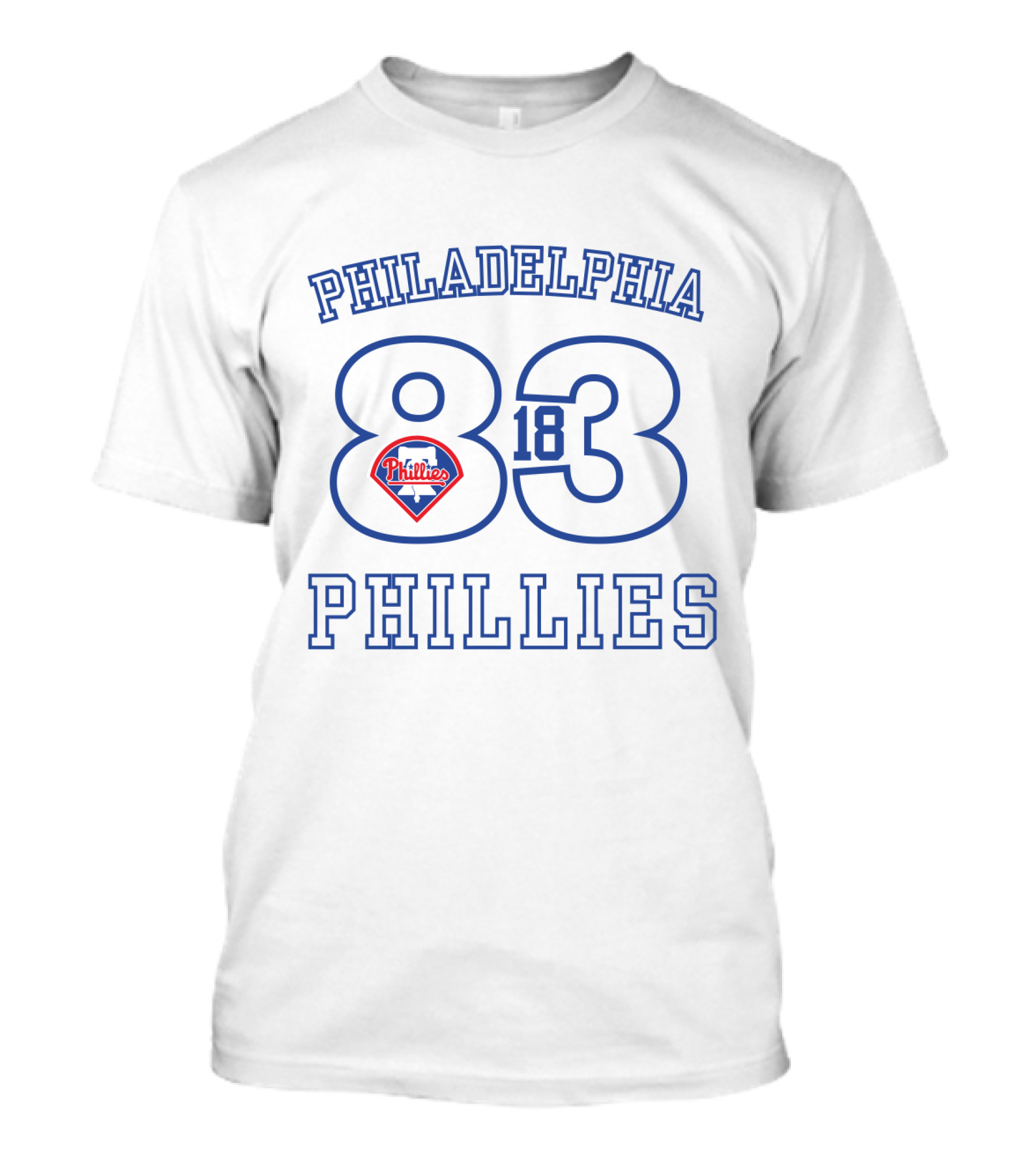 Philadelphia Phillies 1883 Retro Team Logo And Classic T-Shirt