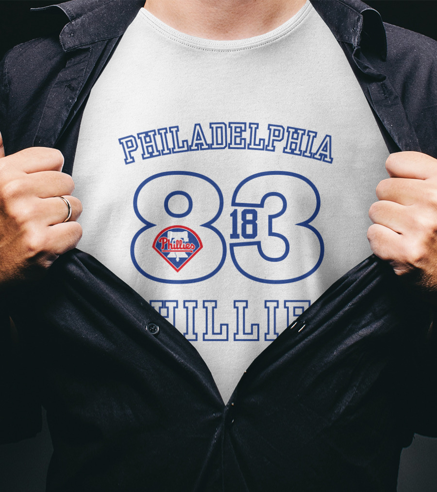 Philadelphia Phillies 1883 Retro Team Logo And Classic T-Shirt