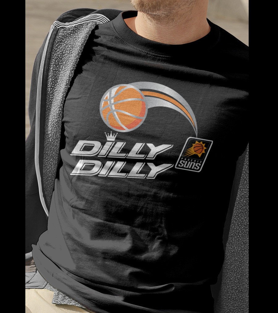 Phoenix Suns Dilly Dilly Basketball Logo With Crown And Hoop T-Shirt