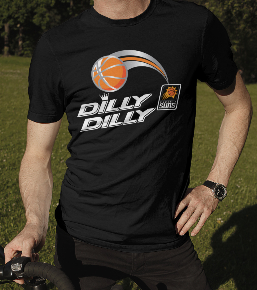 Phoenix Suns Dilly Dilly Basketball Logo With Crown And Hoop T-Shirt