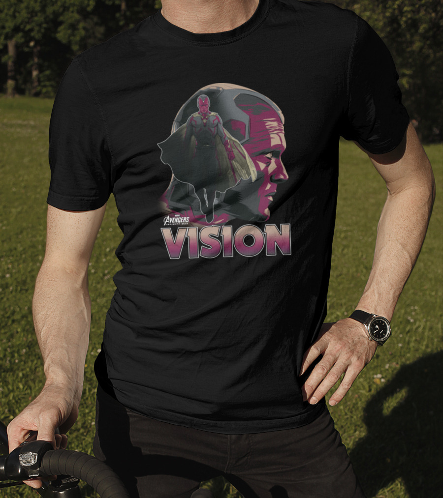 Avengers Vision Profile Infinity War T-Shirt