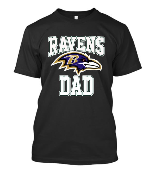 Ravens Dad Baltimore Football Fathers Day Gift T-Shirt