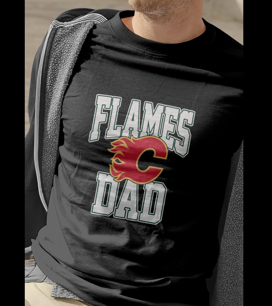 Flames Dad Calgary Flames Team T-Shirt