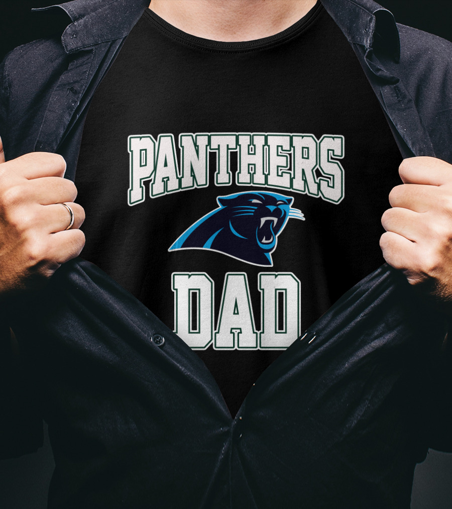 Panthers Dad Carolina Fathers Day T-Shirt