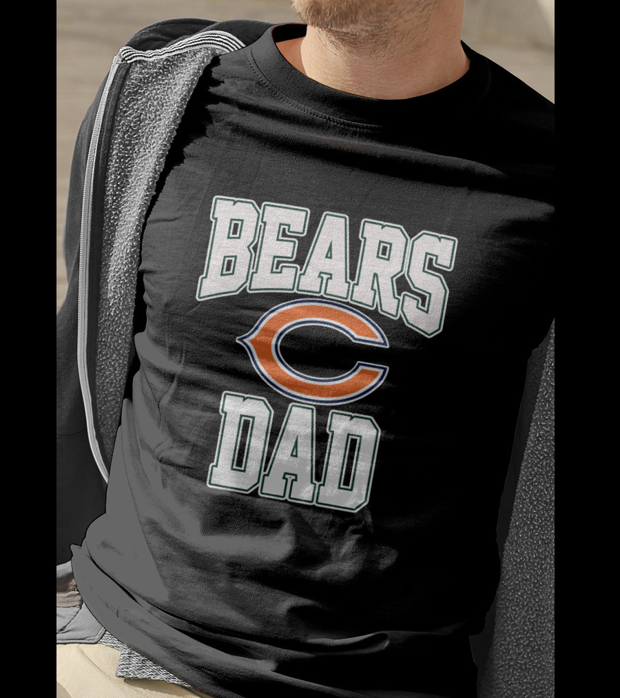 Chicago Bears Dad Fathers Day Edition T-Shirt