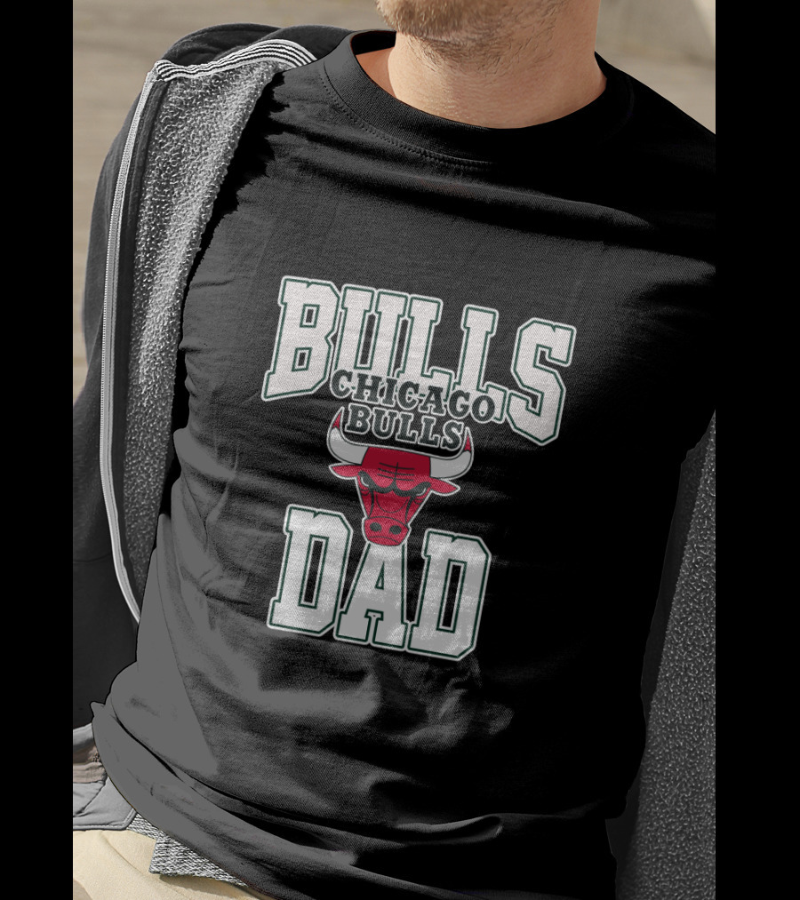 Chicago Bulls Best Dad Father's Day Bulls T-Shirt