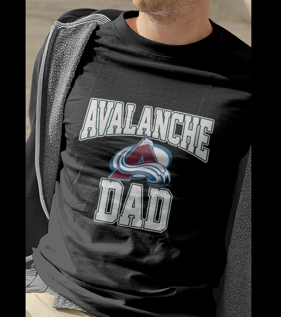 Avalanche Dad Colorado Hockey Enthusiast T-Shirt