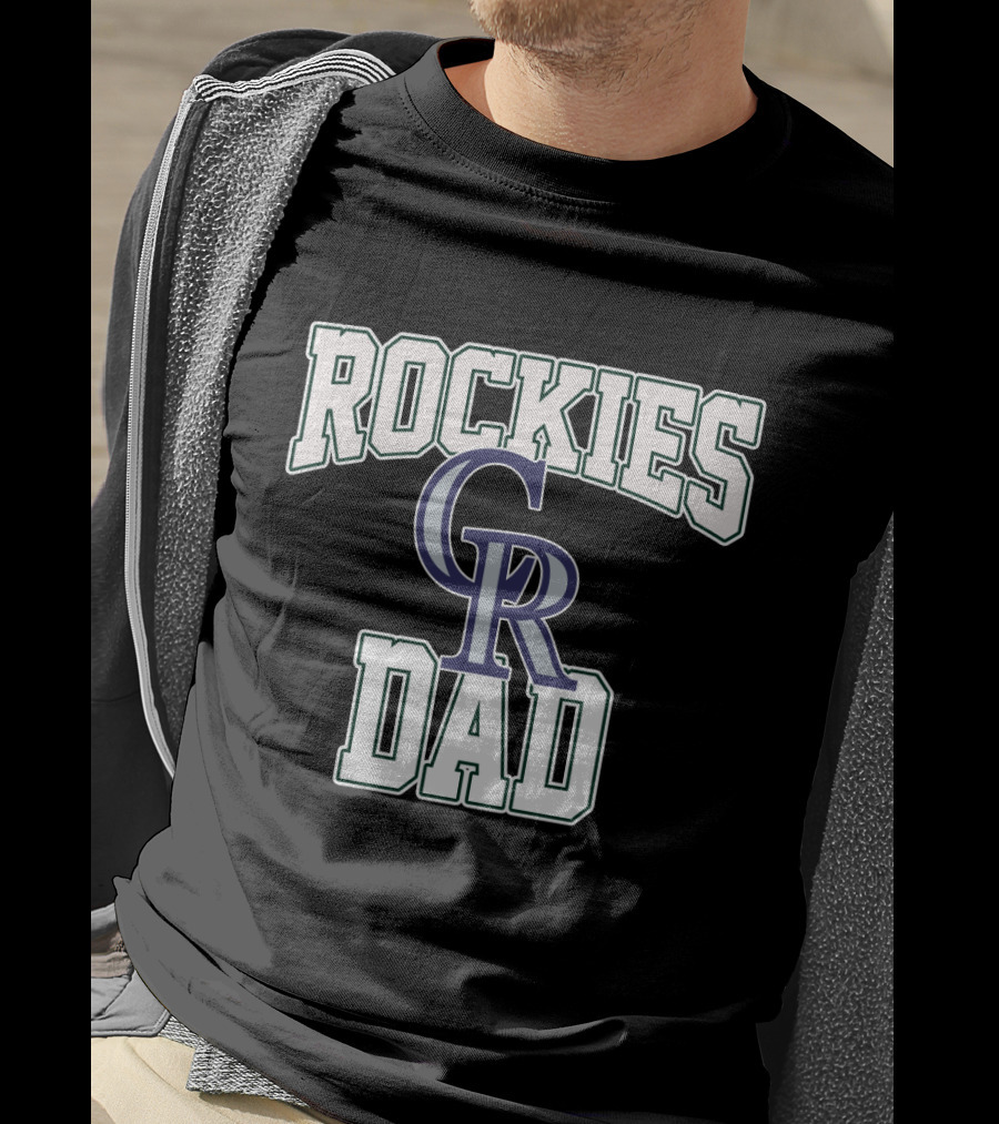 Colorado Rockies Dad Fan Appreciation Gift Top T-Shirt