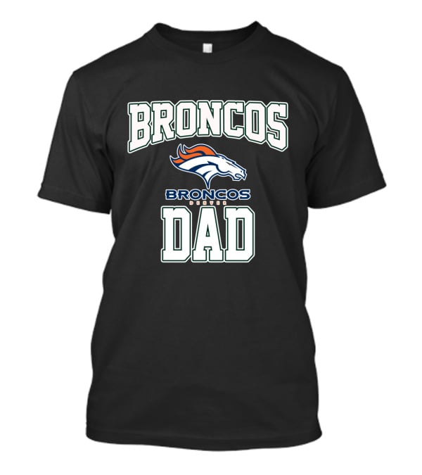 Broncos Dad Denver Fathers Day T-Shirt