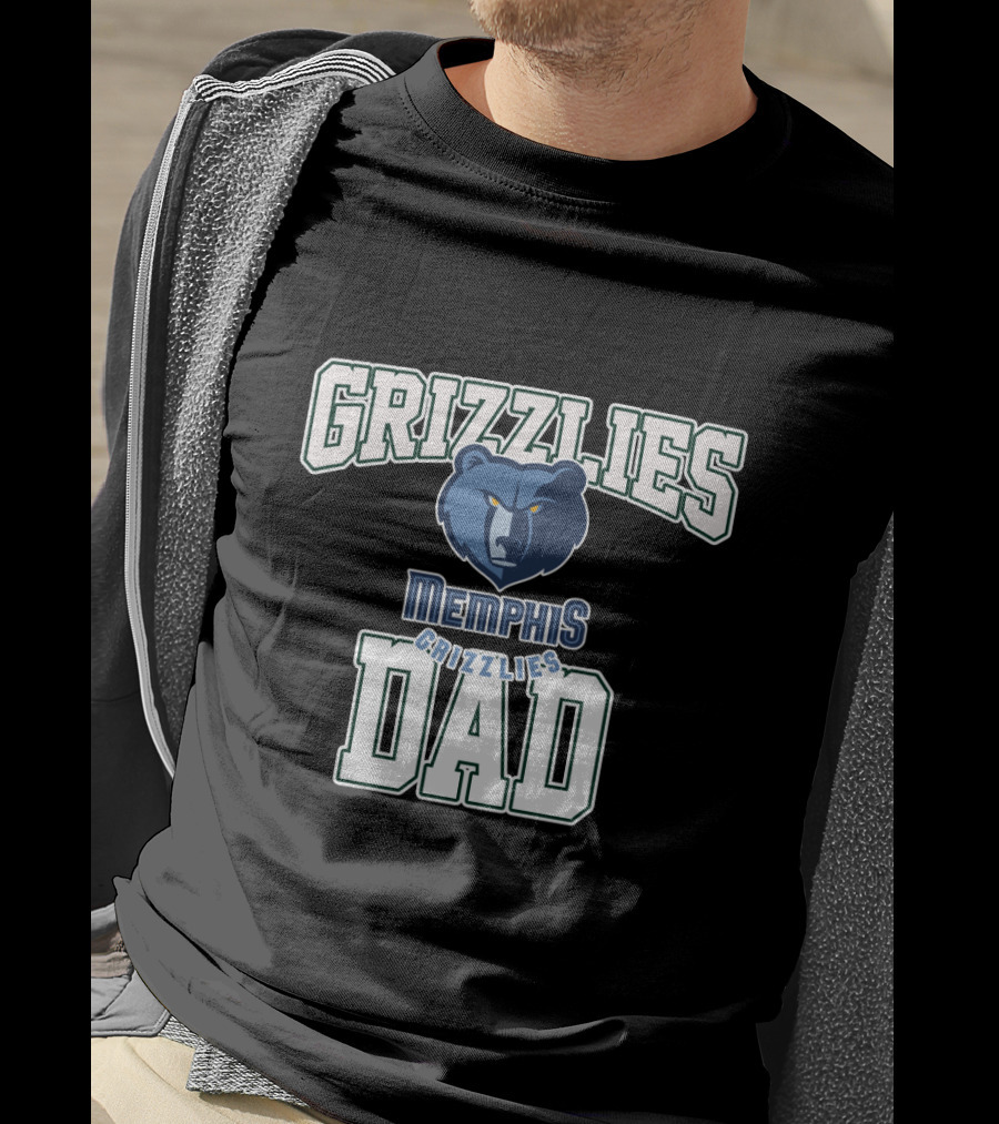Memphis Grizzlies Dad Best Fathers Day Gift T-Shirt