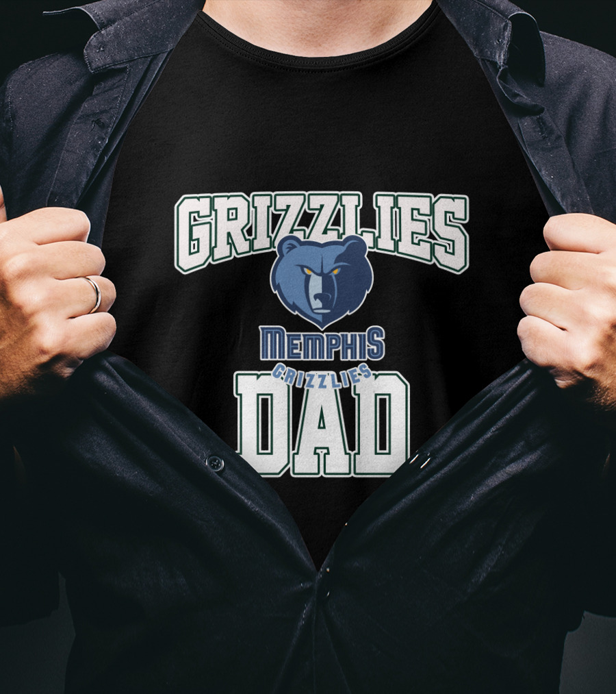 Memphis Grizzlies Dad Best Fathers Day Gift T-Shirt