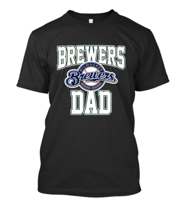 Milwaukee Brewers Dad Baseball T-Shirt