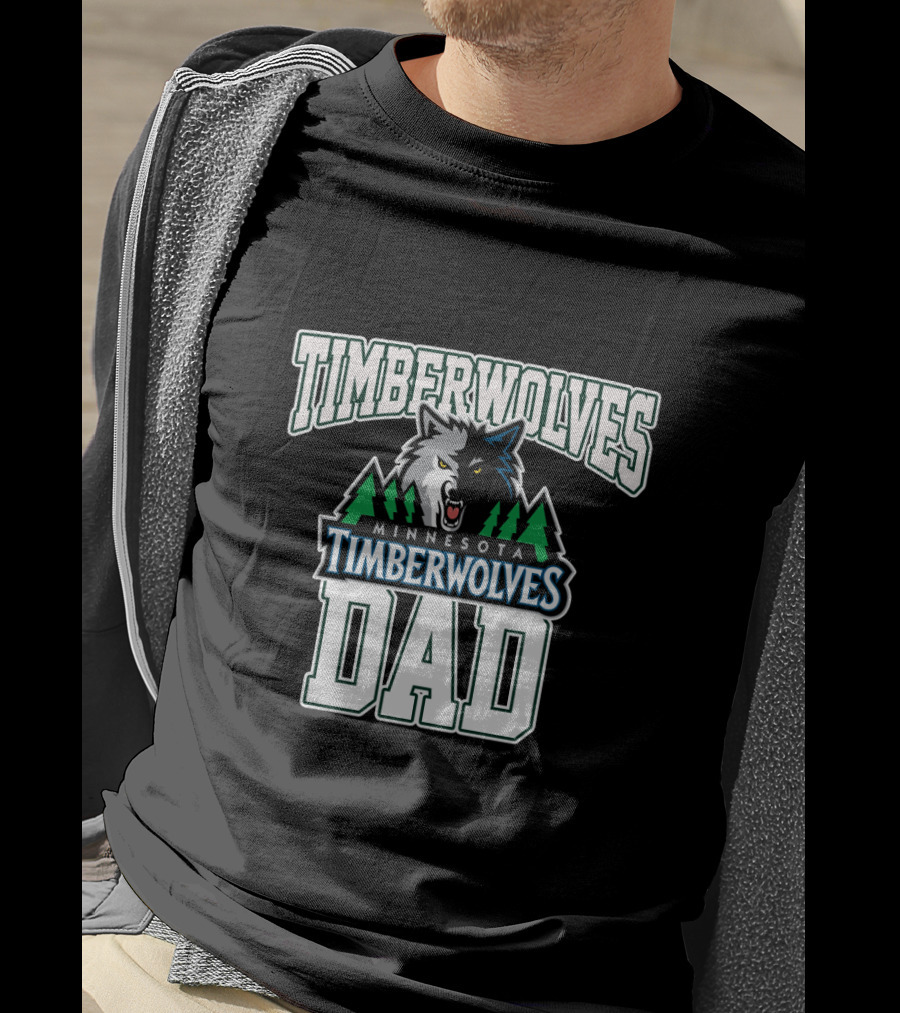 Minnesota Timberwolves Dad Father's Day Gift T-Shirt