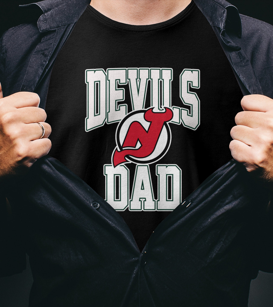 New Jersey Devils Dad Father's Day T-Shirt