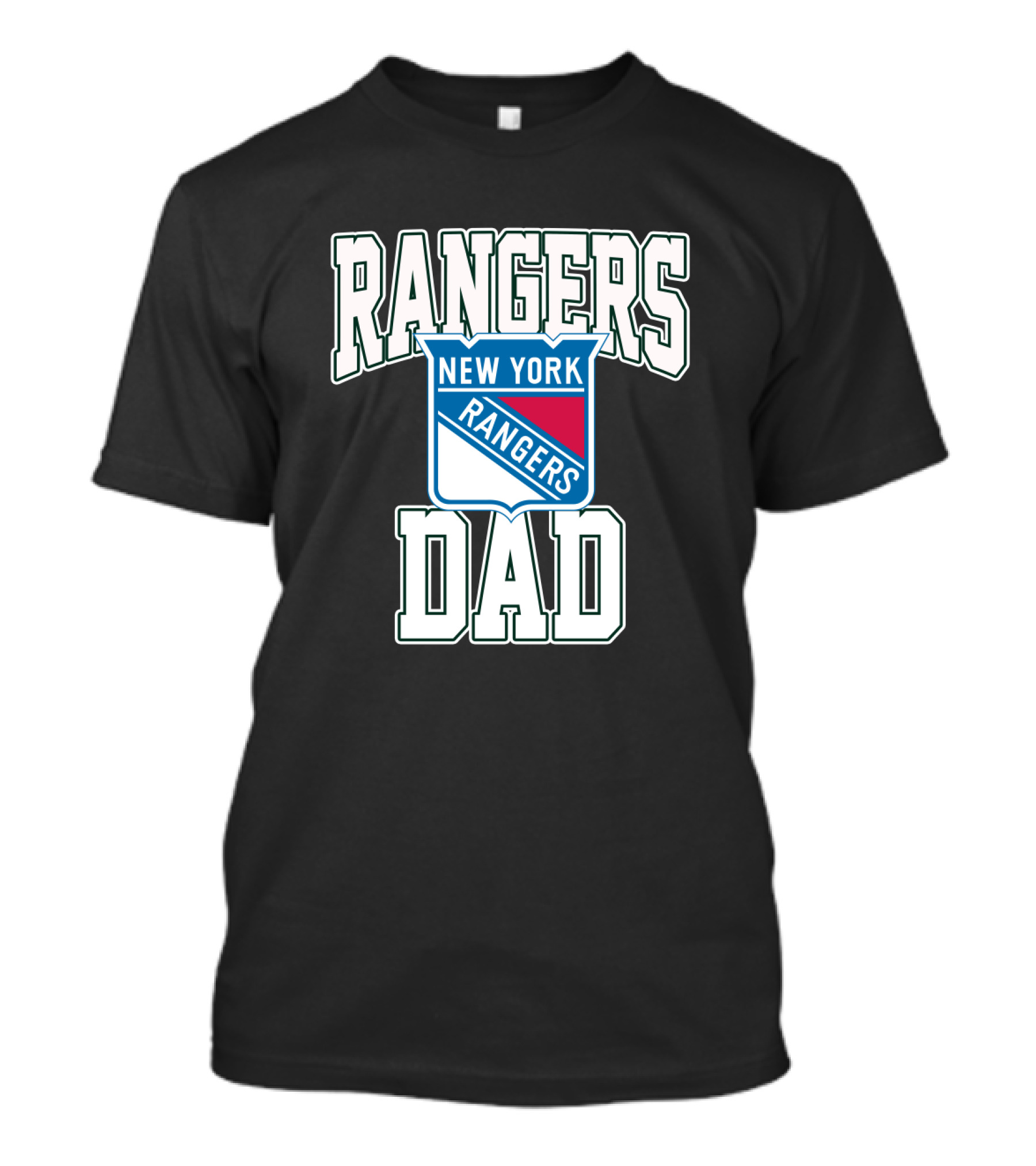 New York Rangers Dad Nhl Team Supporter T-Shirt