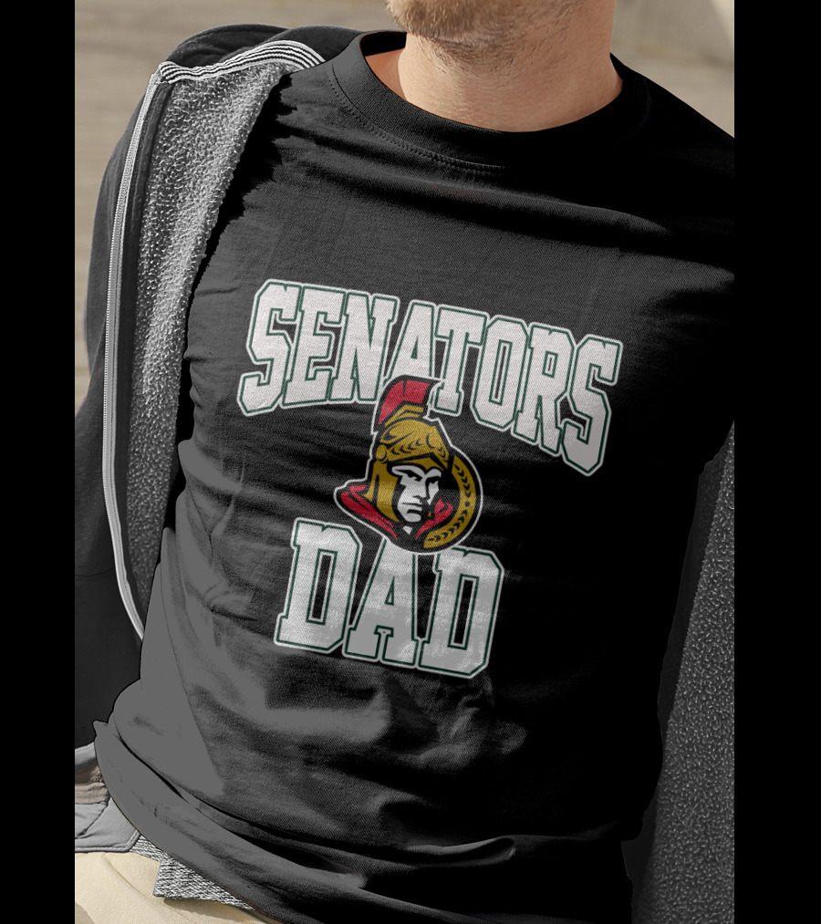 Ottawa Senators Dad NHL Hockey Fan Gift T-Shirt