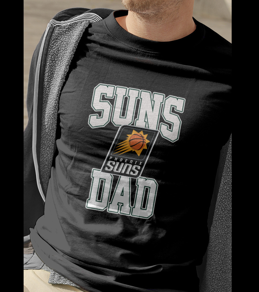 Phoenix Suns Dad Fathers Day Basketball Fan Gift T-Shirt