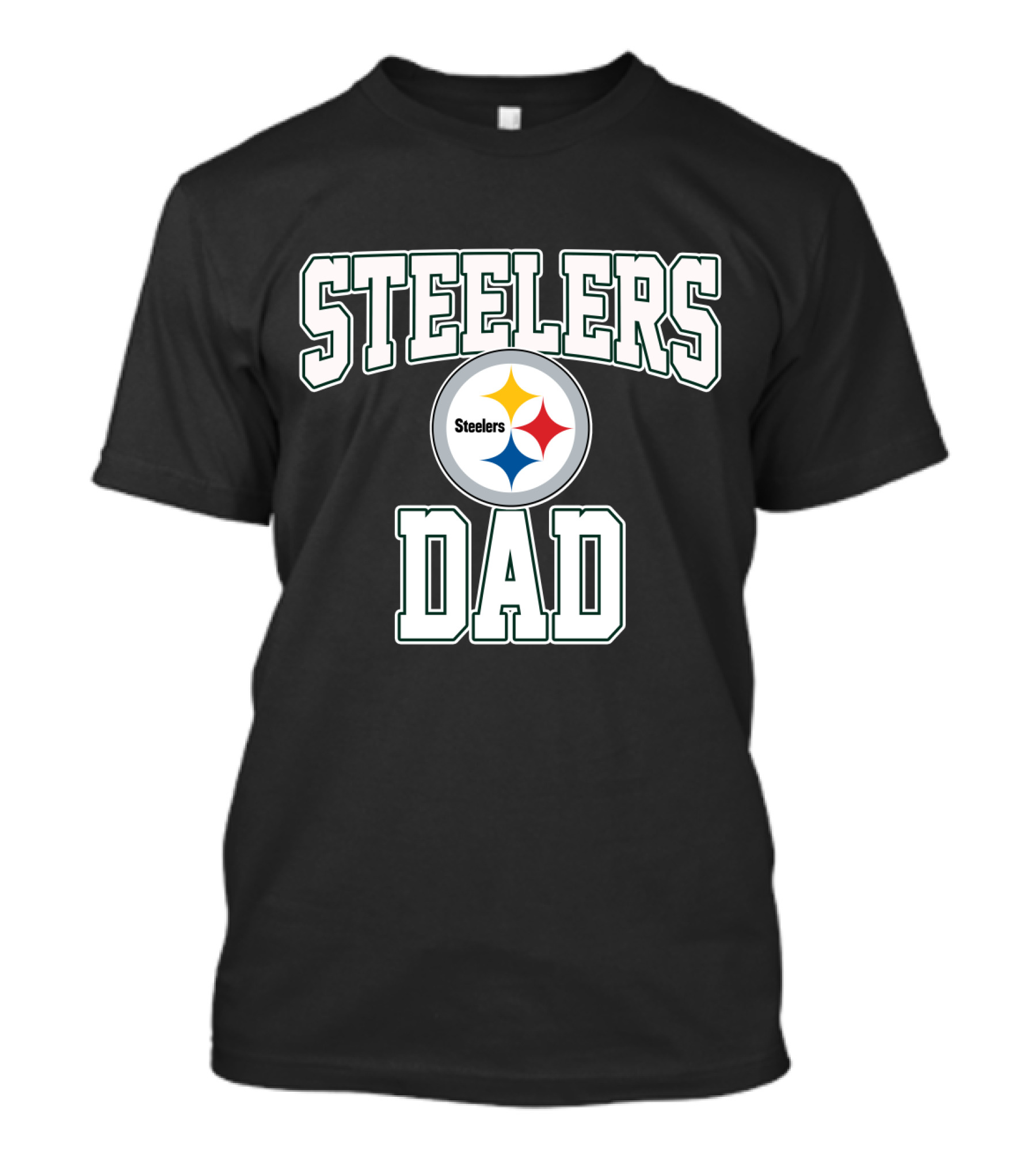 Steelers Dad Best Pittsburgh Fathers Day T-Shirt