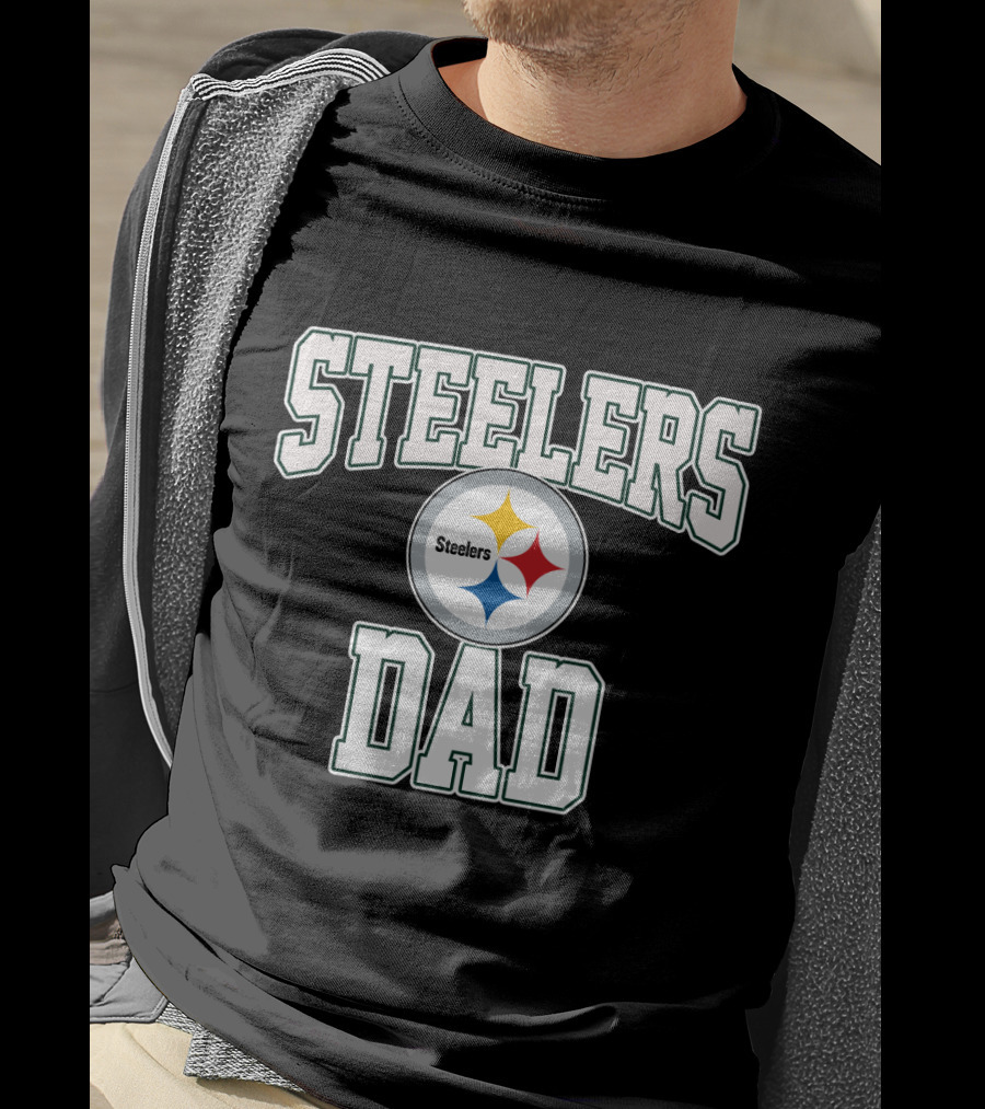 Steelers Dad Best Pittsburgh Fathers Day T-Shirt