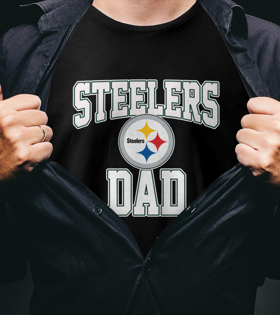 Steelers Dad Best Pittsburgh Fathers Day T-Shirt