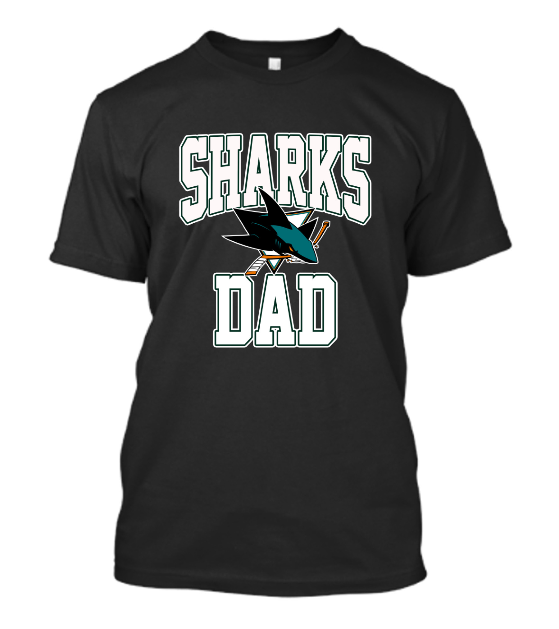 Sharks Dad San Jose Hockey Team T-Shirt
