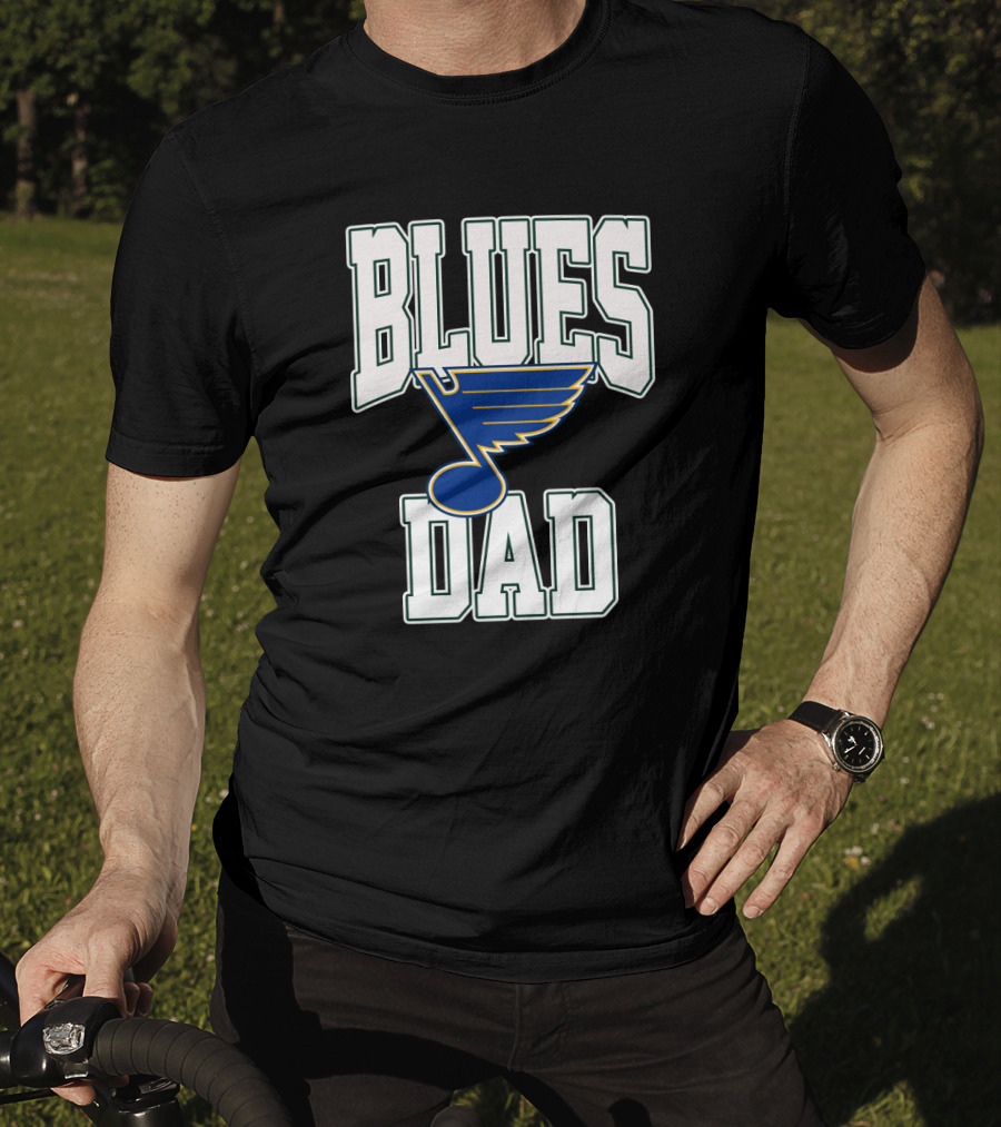 St. Louis Blues Dad Hockey Fan Father's Gift T-Shirt