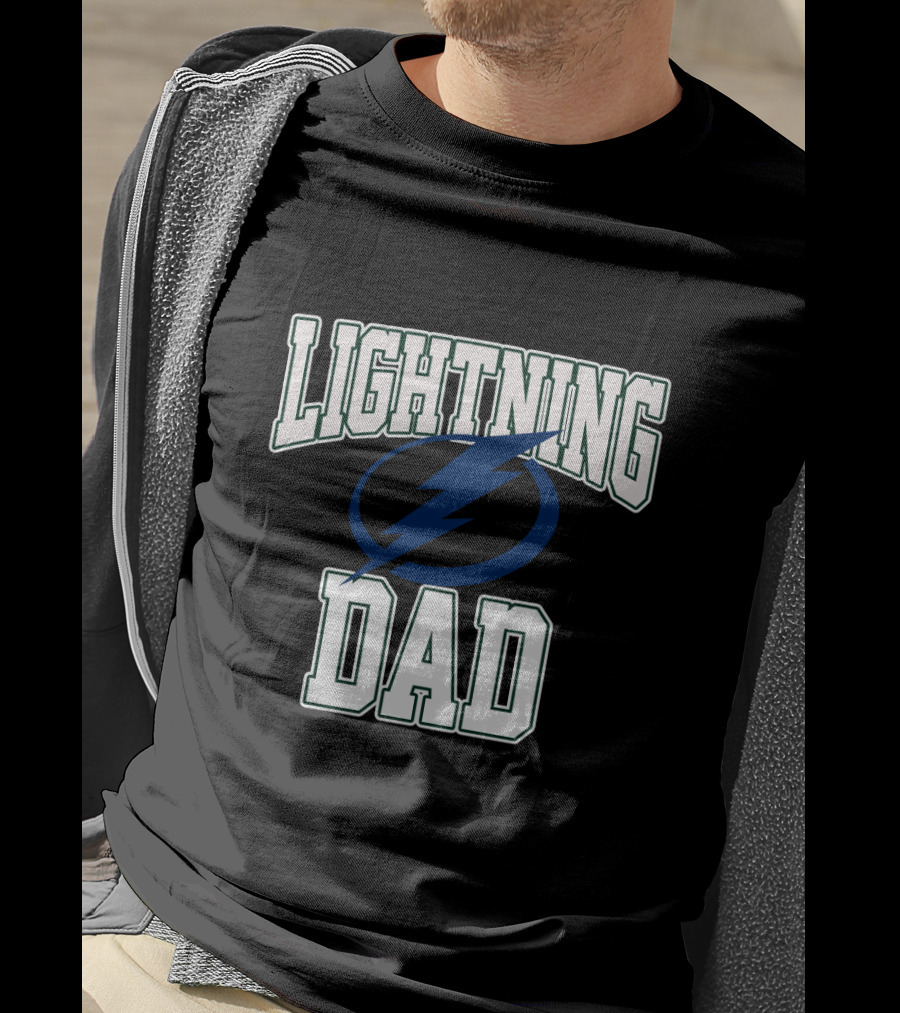Lightning Dad Tampa Bay Hockey Team T-Shirt