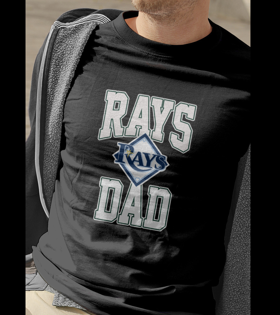 Rays Dad Tampa Bay Rays Baseball T-Shirt