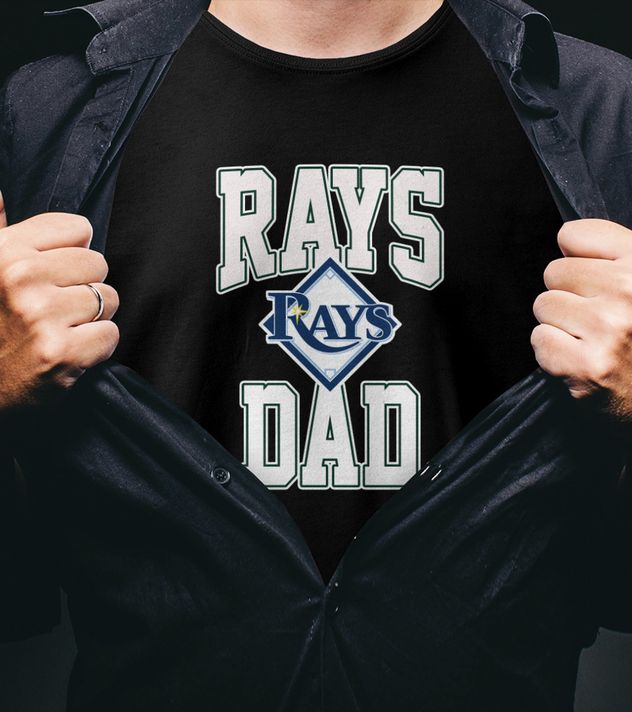 Rays Dad Tampa Bay Rays Baseball T-Shirt