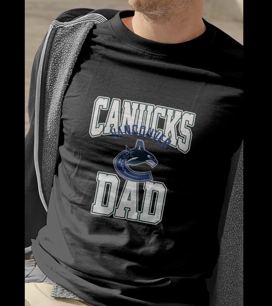 Vancouver Canucks Dad Whale Logo T-Shirt