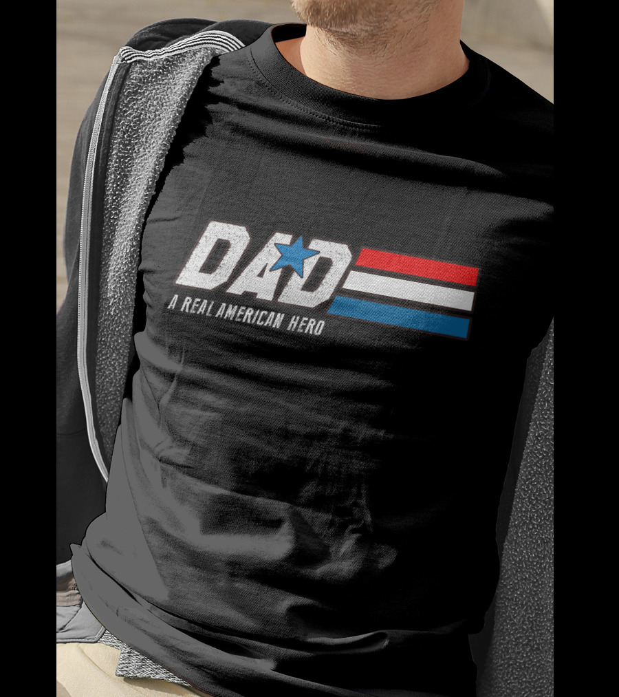 DAD A Real American Hero Father's Day G.I. Joe T-Shirt