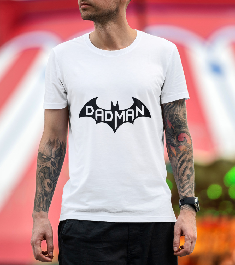 Dadman Super Bat Hero Iconic T-Shirt