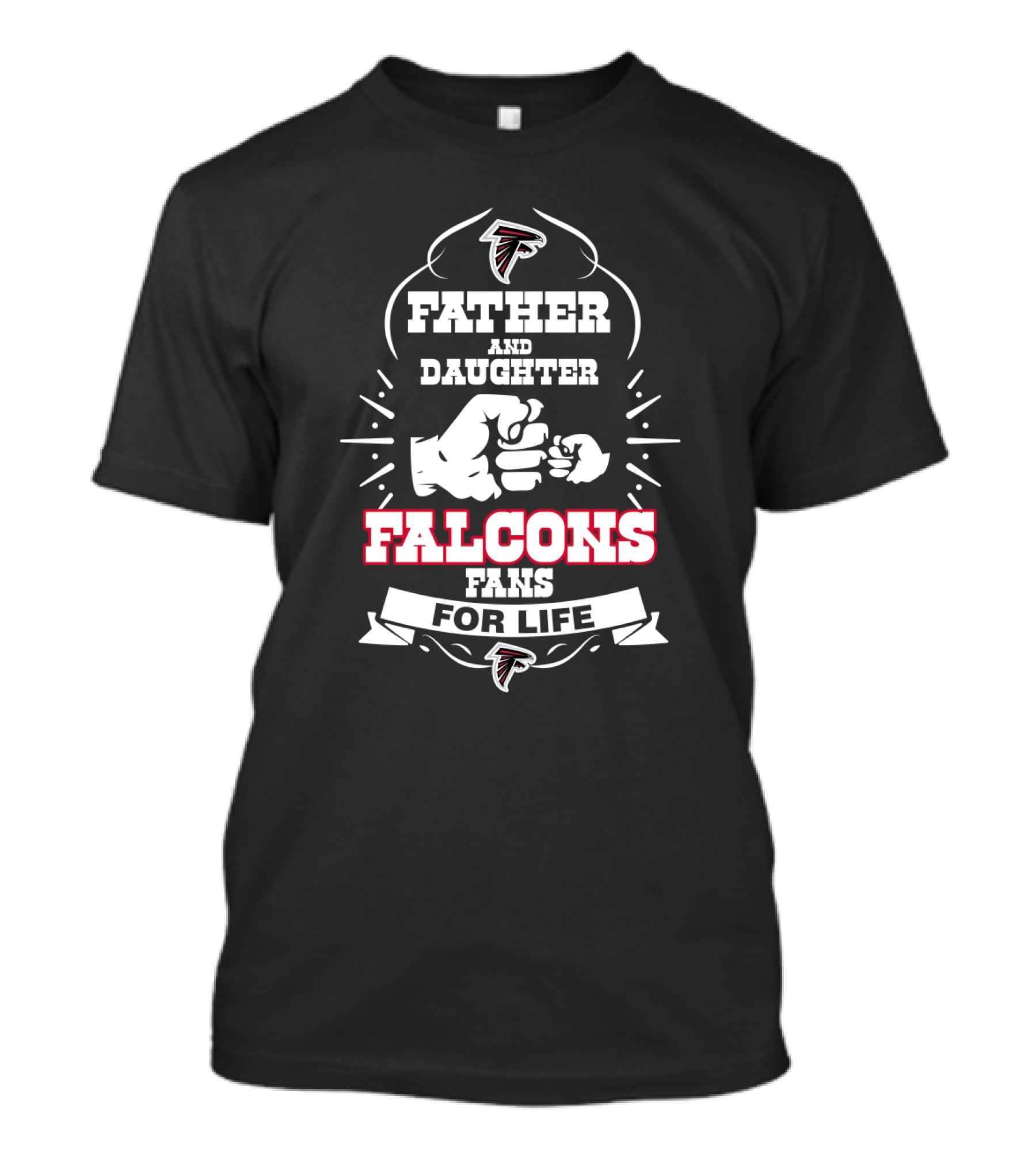 Father Daughter Atlanta Falcons Fans For Life T-Shirt