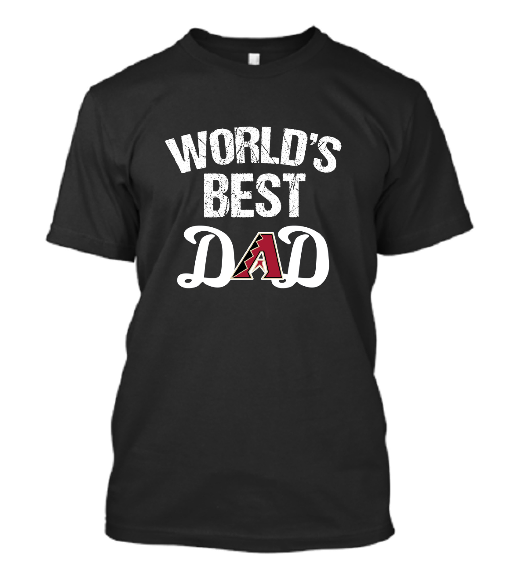 World's Best Dad Arizona Diamondbacks T-Shirt