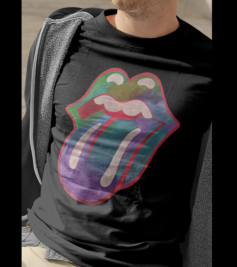 The Rolling Stones Multicolor Tongue T-Shirt