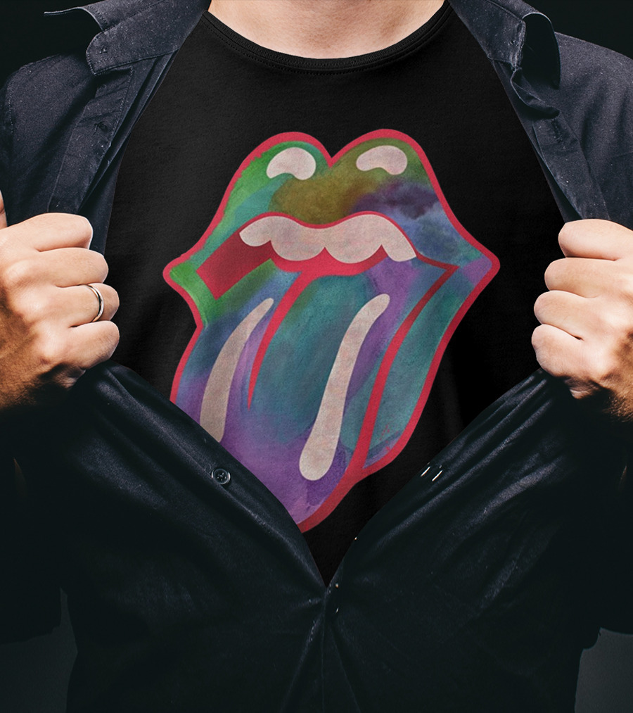 The Rolling Stones Multicolor Tongue T-Shirt