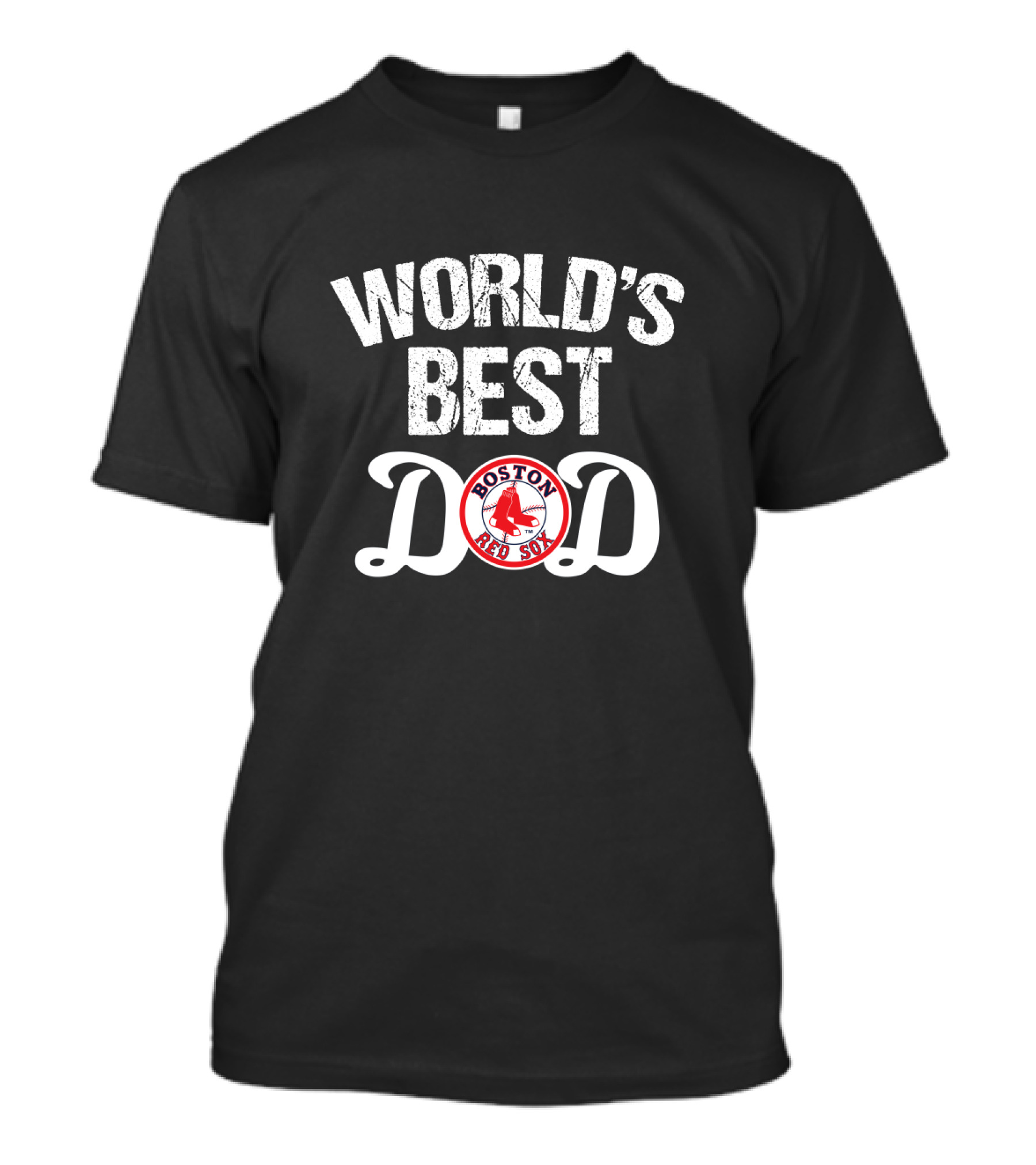 World's Best Dad Boston Red Sox T-Shirt