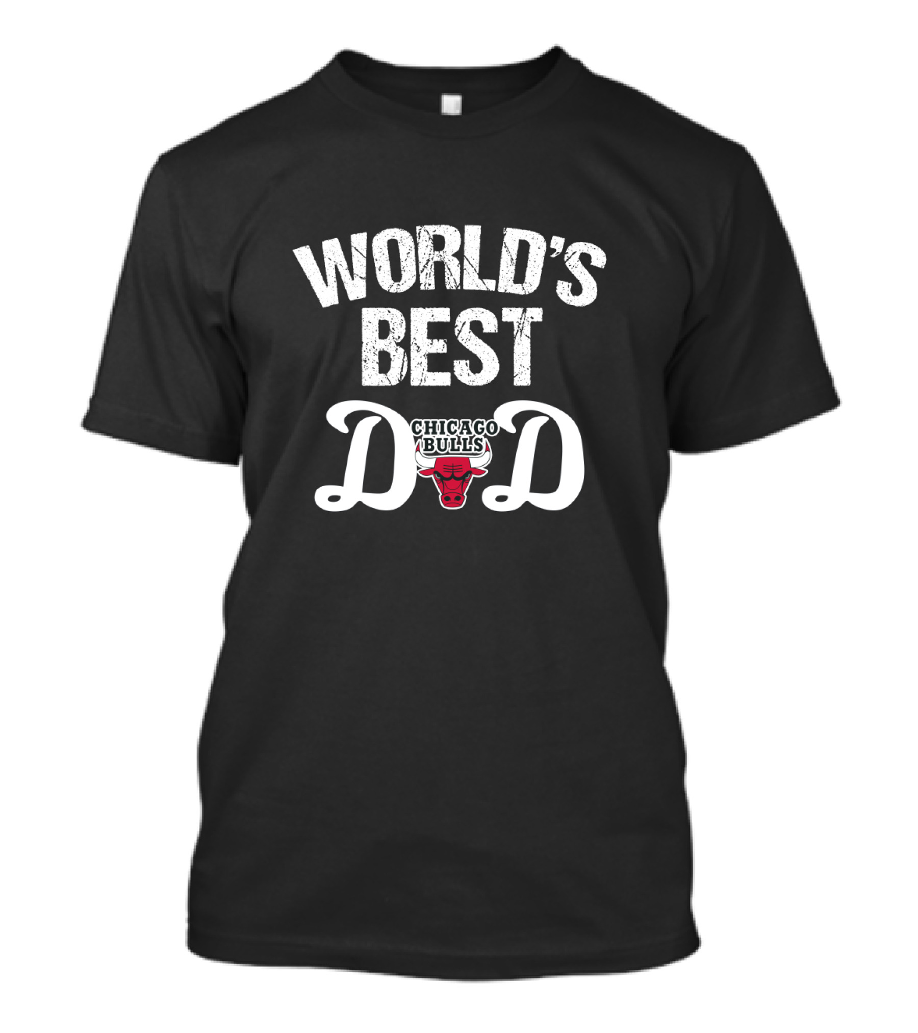 World's Best Chicago Bulls Dad Чемпион Организации Nba T-Shirt