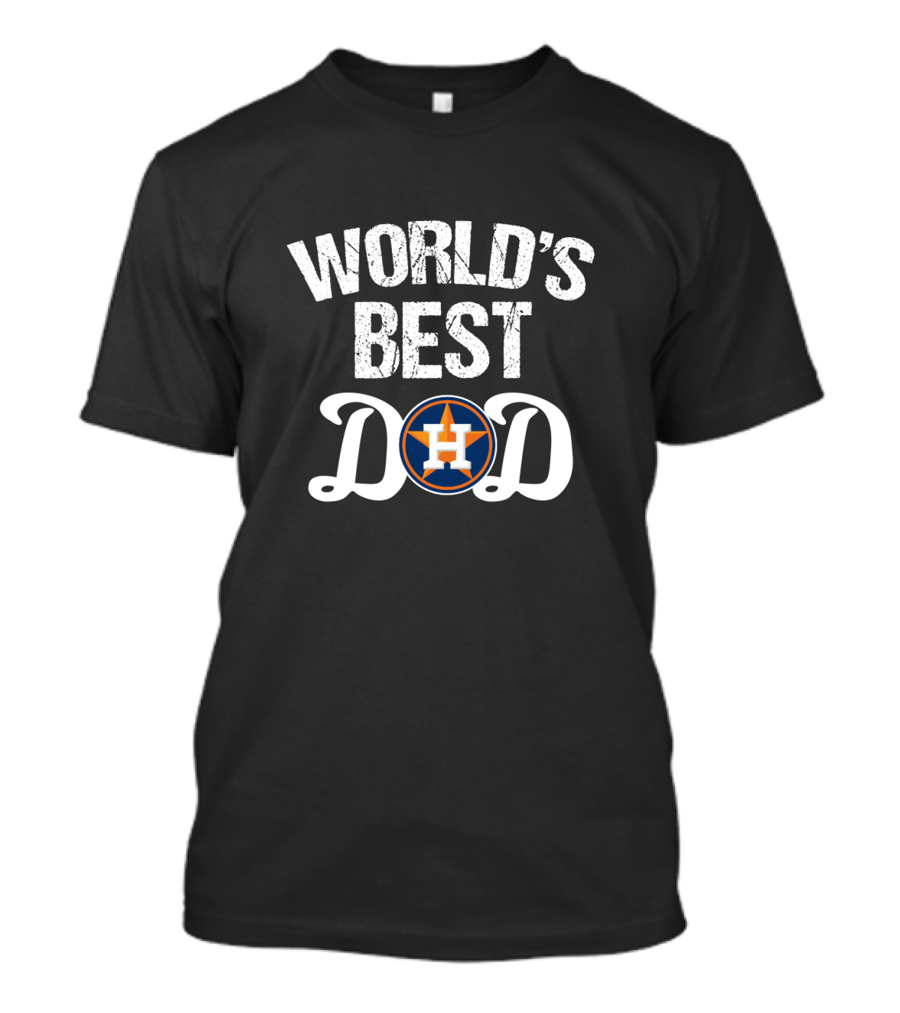 World's Best Dad Houston Astros T-Shirt