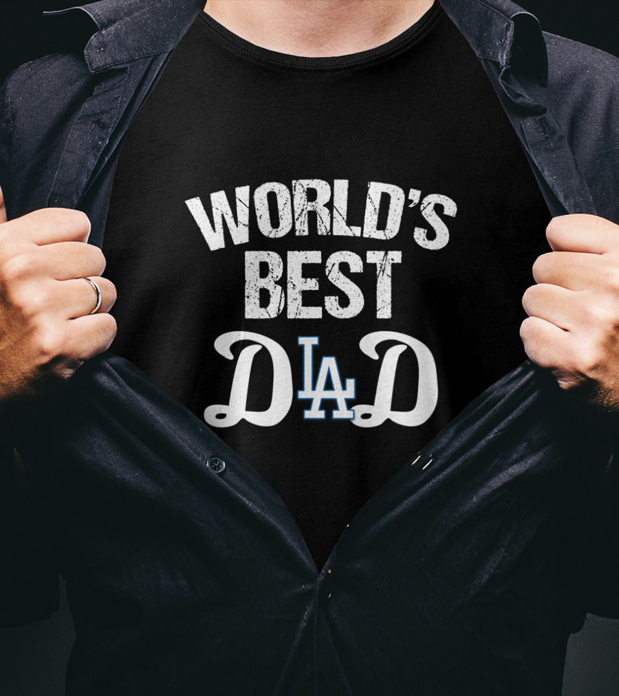 World's Best La Dodgers Dad T-Shirt
