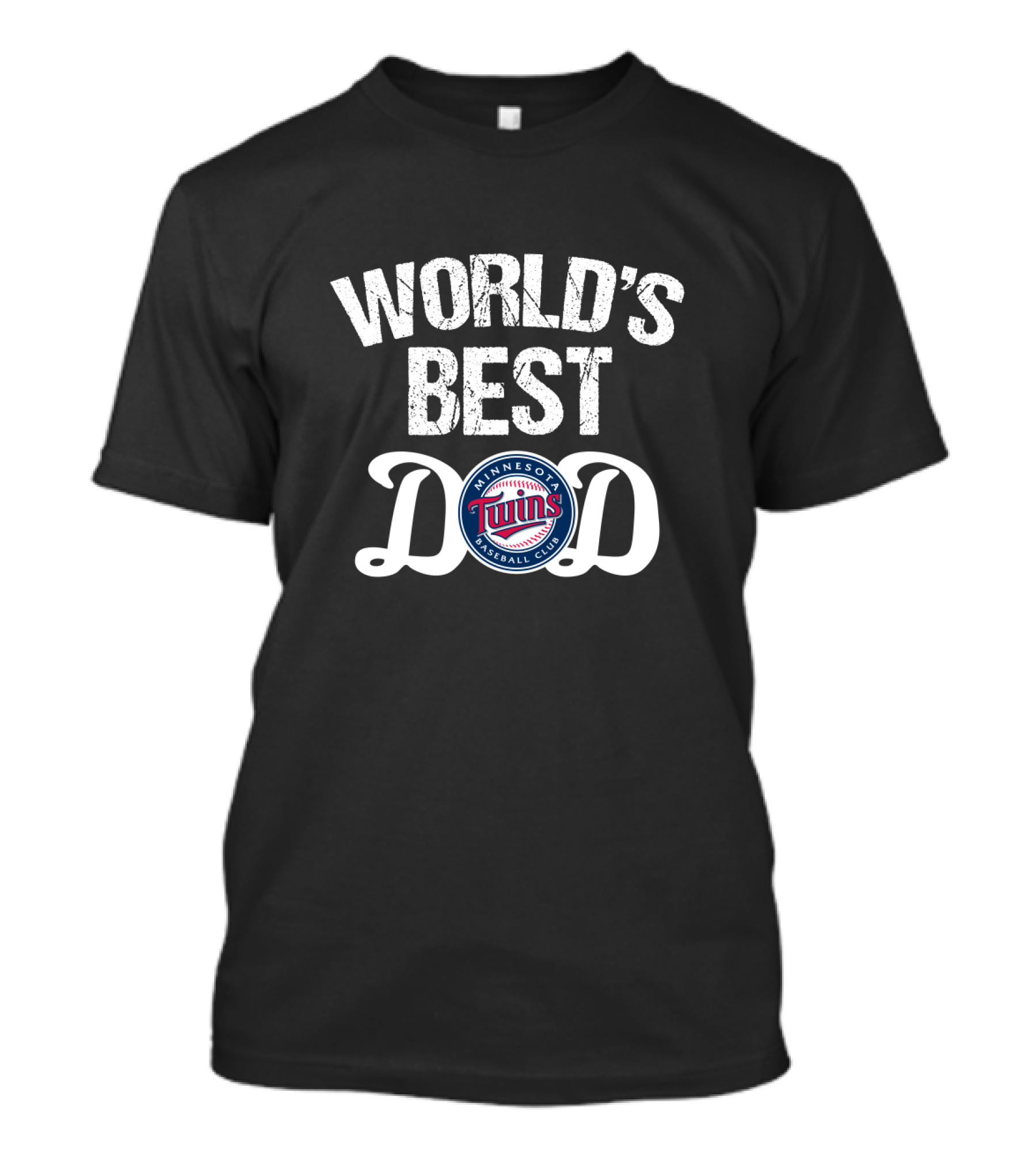 World's Best Minnesota Twins Baseball Club Dad T-Shirt