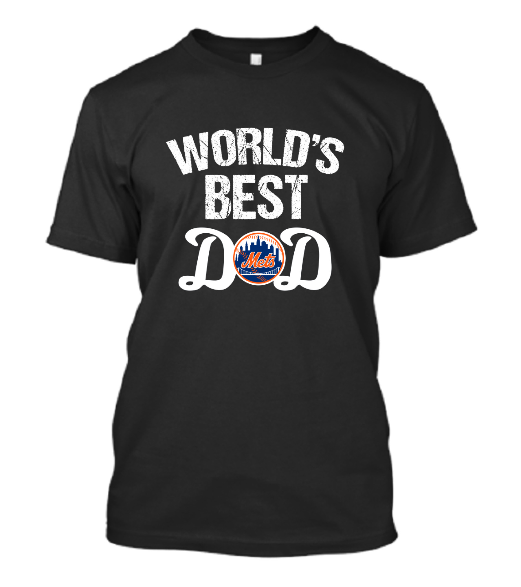 World's Best Dad New York Mets Retro T-Shirt
