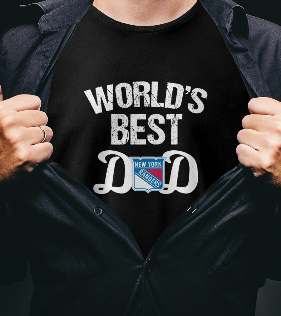 World's Best Dad New York Rangers T-Shirt