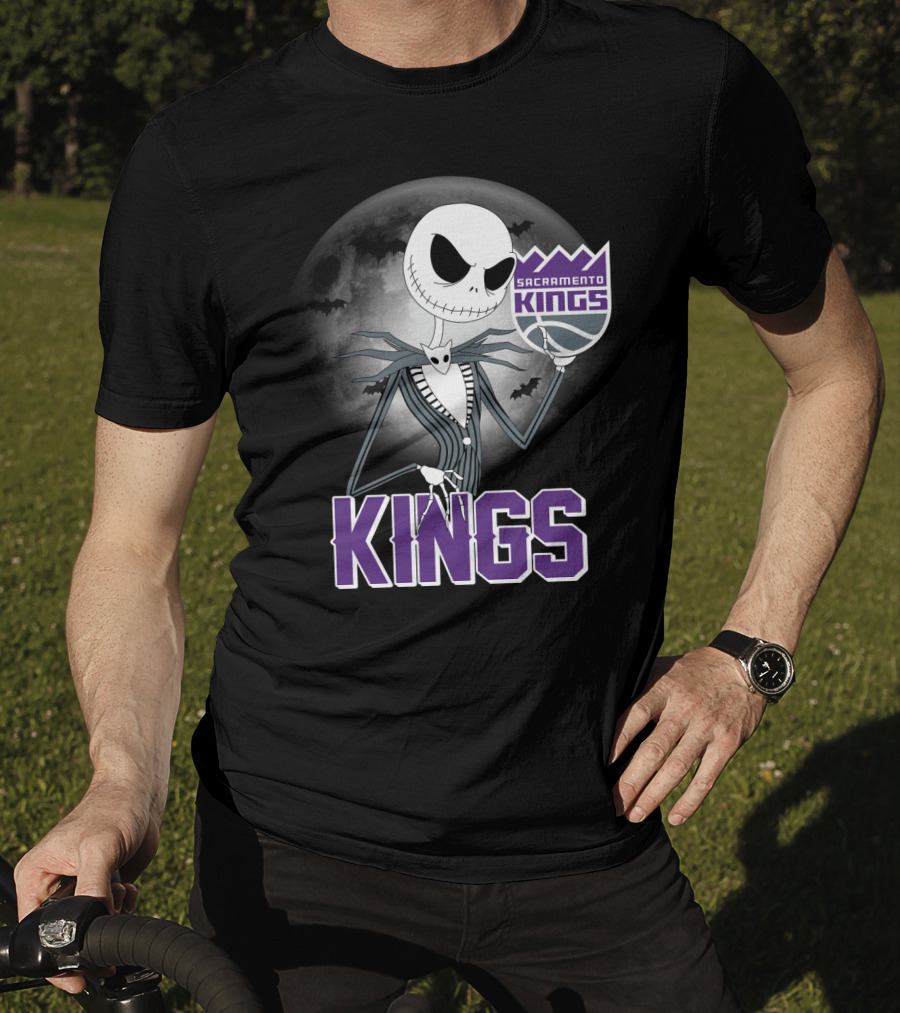 Kings Halloween Jack Skellington Sacramento T-Shirt