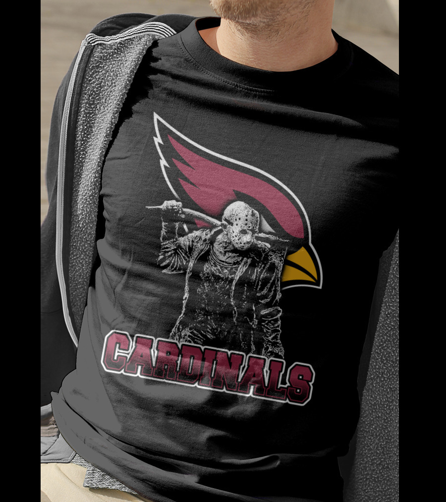 Jason Voorhees Cardinals Fans Arizona T-Shirt