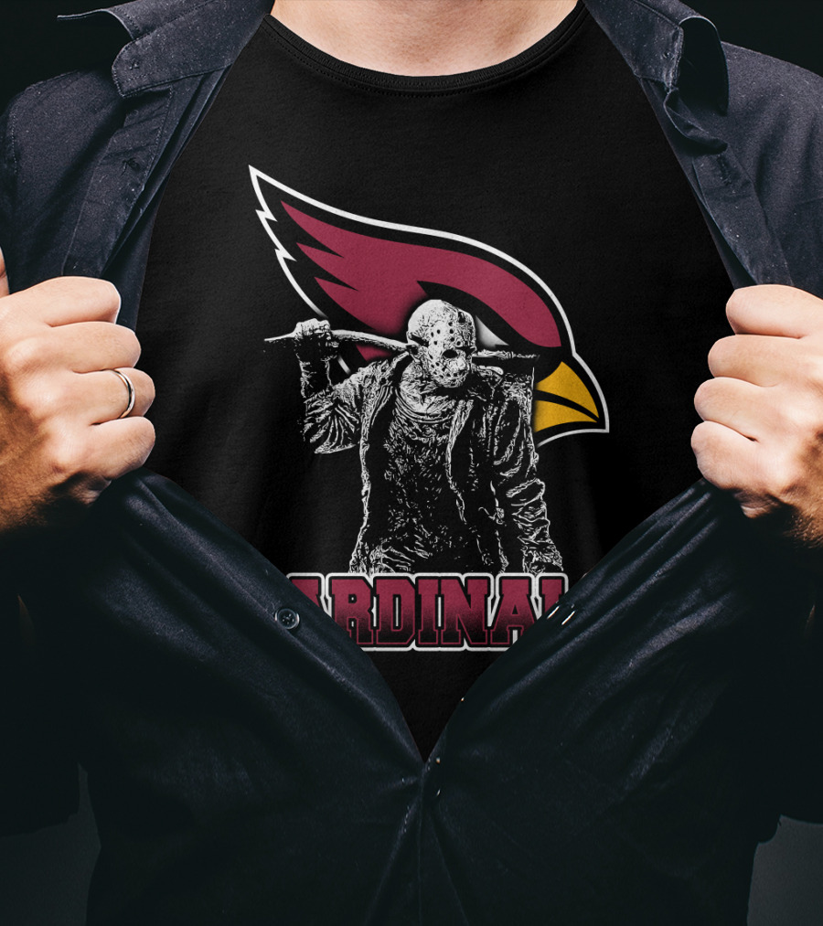 Jason Voorhees Cardinals Fans Arizona T-Shirt