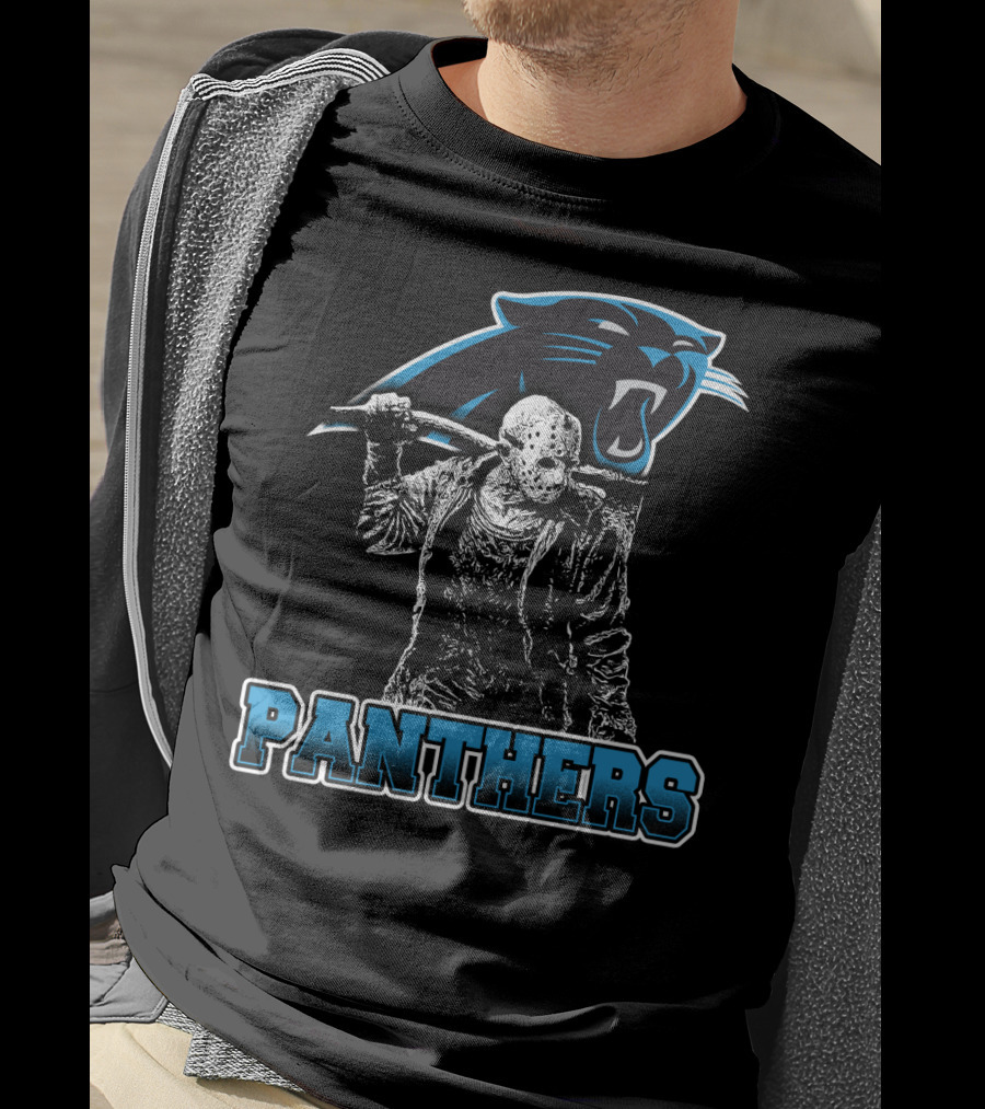 Panthers Jason Voorhees Carolina Fans T-Shirt