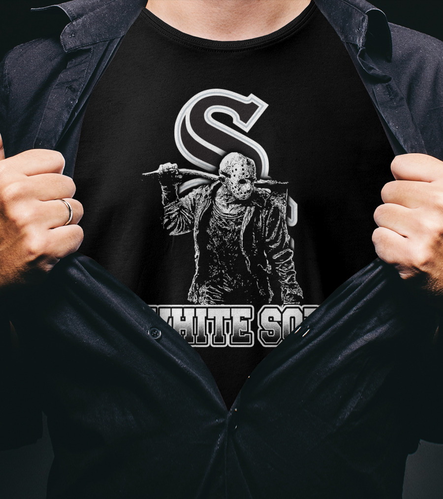 Chicago White Sox Jason Voorhees Horror Baseball Fans T-Shirt