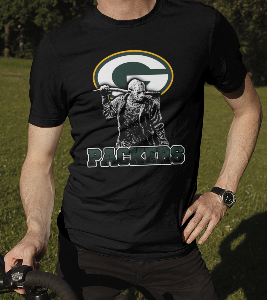 Packers Jason Voorhees Horror Mashup T-Shirt
